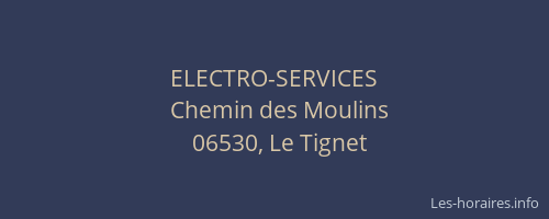 ELECTRO-SERVICES