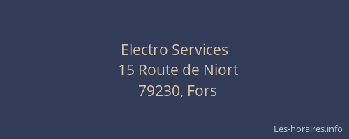 Electro Services