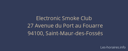 Electronic Smoke Club