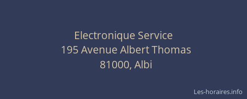 Electronique Service