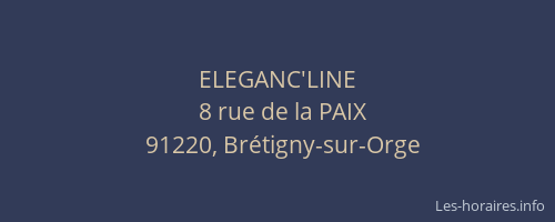 ELEGANC'LINE