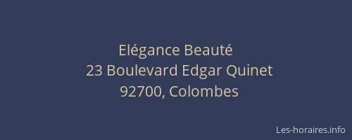 Elégance Beauté
