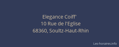 Elegance Coiff'
