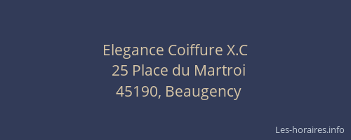 Elegance Coiffure X.C