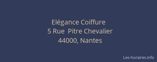 Elégance Coiffure