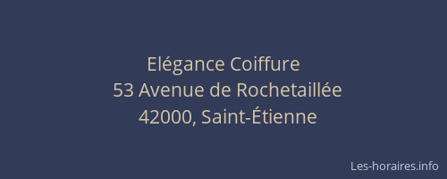 Elégance Coiffure