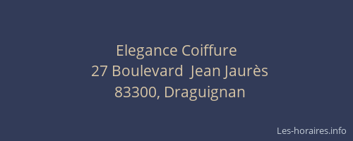 Elegance Coiffure