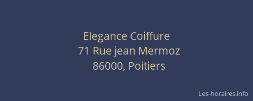Elegance Coiffure