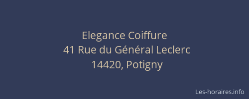 Elegance Coiffure