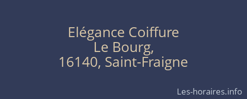 Elégance Coiffure