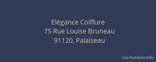 Elégance Coiffure