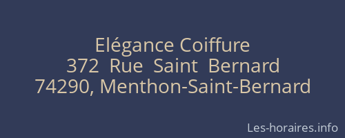 Elégance Coiffure