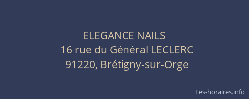 ELEGANCE NAILS