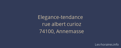 Elegance-tendance