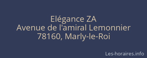 Elégance ZA