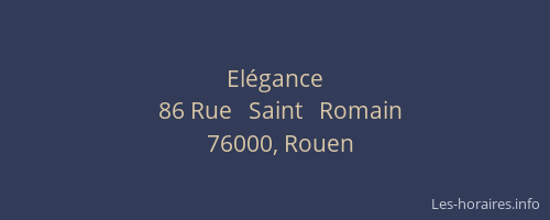 Elégance