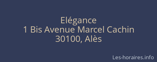 Elégance