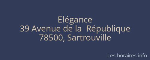 Elégance