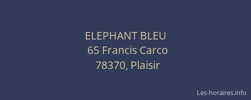 ELEPHANT BLEU