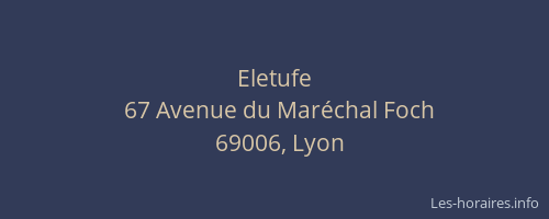 Eletufe