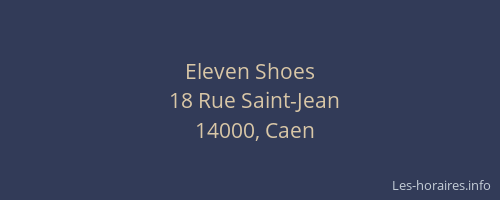 Eleven Shoes