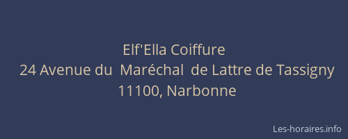 Elf'Ella Coiffure