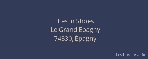 Elfes in Shoes