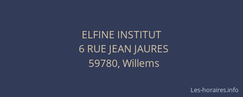 ELFINE INSTITUT