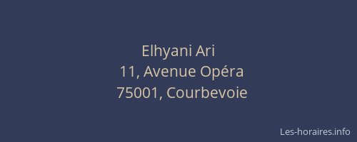 Elhyani Ari