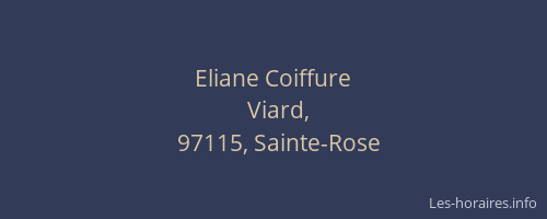 Eliane Coiffure