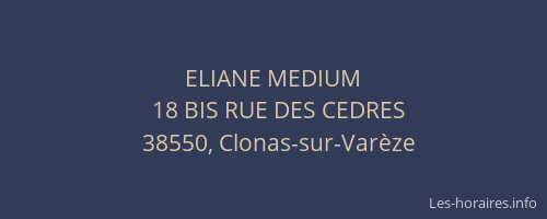 ELIANE MEDIUM