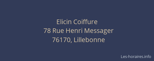 Elicin Coiffure