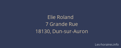 Elie Roland