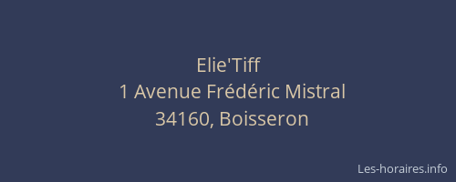 Elie'Tiff