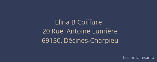 Elina B Coiffure