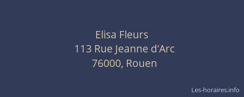 Elisa Fleurs