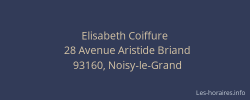 Elisabeth Coiffure