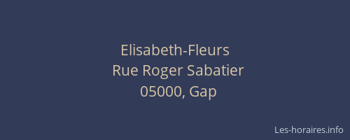 Elisabeth-Fleurs