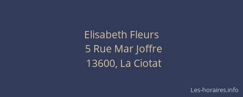 Elisabeth Fleurs