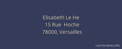 Elisabeth Le He