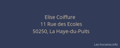 Elise Coiffure