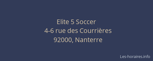 Elite 5 Soccer