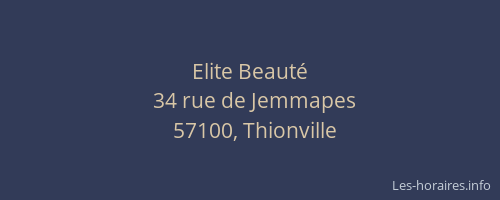 Elite Beaut&eacute;