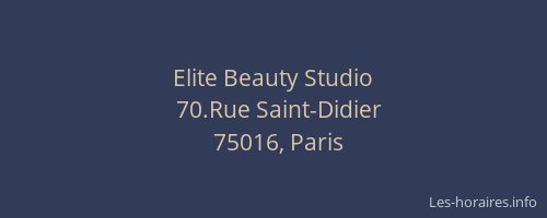 Elite Beauty Studio