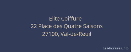 Elite Coiffure