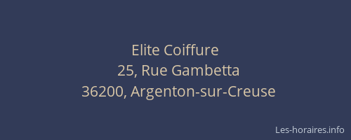 Elite Coiffure