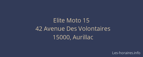 Elite Moto 15