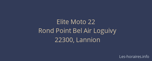 Elite Moto 22