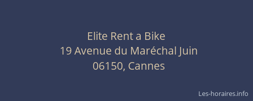 Elite Rent a Bike