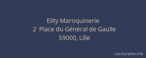 Elity Maroquinerie
